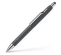 Schneider Epsilon 138621 - Penna a sfera a pressione (tratto XB, colore inchiostro: blu, mina per documenti), colore: grafite