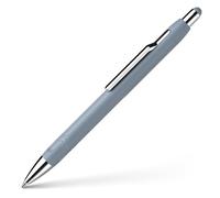 Schneider Epsilon 138643 - Penna a sfera a pressione (tratto XB, colore inchiostro: blu, mina per documenti) blu pietra