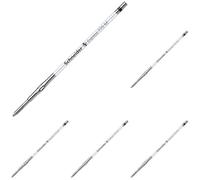 Schneider Express 75 B, penna a sfera, colore blu, ISO 12757-2 EXPRESS 775 M nero (Confezione da 5)