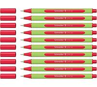 Schneider - Fineliner da Line Up, 0,4 mm, Romantic Red, confezione da 10 pezzi