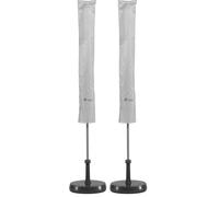 Schneider Fodera Protettiva ombrellone, Grigio Argento, Fino a ca. 200 cm Ø (Confezione da 2)