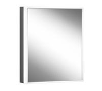 Schneider GLOW classic HCL Armoire de toilette, 1 porte 50cm, charnières à gauche, 525x158x731mm, éclairage périphérique, intensité variable en continu, 182.052.02.44, 182.052.02.44, Versione: Standar