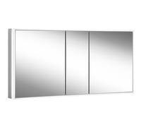 Schneider GLOW classic HCL Armoire de toilette, 3 portes 60/30/60cm, 1525x158x731mm, éclairage circulaire, intensité variable en continu, 182.150.02.50, 182.150.02.50, Versione: Standard UE/corpo anod
