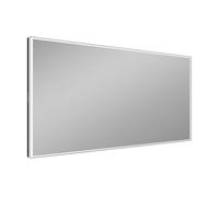 Schneider GLOW HCL miroir lumineux, bandes lumineuses tout autour, Human Centric Lighting, avec chauffage du miroir, 150x5,5x76cm, 166.550.01.41, 166.550.01.41, Colorazione: Nero opaco