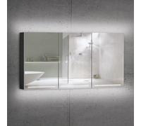 Schneider GRACE TW Armoire de toilette avec éclairage, 3 portes 60/60/60cm, 1795x120x700mm, intensité lumineuse variable, 2000-6500K, 116.580.01.41, 116.580.01.41, Versione: CH standard/ nero corpo op