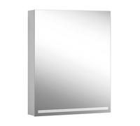 Schneider GRACE TW Armoire de toilette avec éclairage, 1 porte butée gauche, 595x120x700mm, intensité lumineuse variable, 2000-6500K, 116.461.02.50, 116.461.02.50, Versione: Standard UE/corpo anodizza