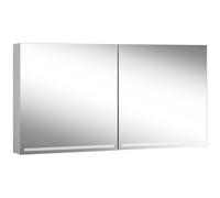 Schneider GRACE TW Armoire de toilette avec éclairage, 2 portes 70/70cm, 1395x120x700mm, intensité lumineuse variable, 2000-6500K, 116.540.02.50, 116.540.02.50, Versione: Standard UE/corpo anodizzato