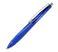 Schneider Haptify Clip-on retractable ballpoint pen Medium Blue - Ballpoint Pens (Clip-on retractable ballpoint pen, Blue, Blue, Medium, Stainless steel, Metal)