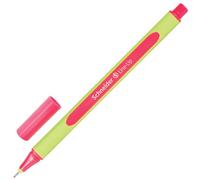 Schneider Line-up - Penna a punta fine, colore: Rosso neon