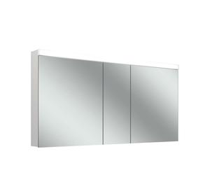 Schneider LOW basic 15 LED Armoire de toilette avec éclairage, 3 portes 60/30/60cm, 1495x147x747mm, 171.550.01.0201, 171.550.01.0201, Versione: CH standard/corpus bianco/3000K