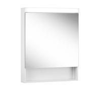 Schneider LOW basic LED Armoire de toilette avec éclairage, 1 porte 60cm, charnières interchangeables, compartiment ouvert en bas, 595x120x742mm, 171.265.01.02, 171.265.01.02, Versione: CH standard/co