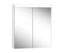 Schneider LOW basic LED Armoire de toilette avec éclairage, 2 portes 35/35cm, 695x120x747mm, 171.270.02.0201, 171.270.02.0201, Versione: Standard UE/corpo bianco/3000K