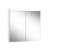 Schneider LOW basic LED Armoire de toilette avec éclairage, 2 portes 40/40cm, 795x120x747mm, 171.280.02.0201, 171.280.02.0201, Versione: Standard UE/corpo bianco/3000K