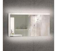 Schneider LOW plus LED Armoire de toilette, 3 portes 60/30/60cm, 1495x120x747mm, éclairage en haut, 172.150.01.0201, 172.150.01.0201, Versione: CH standard/corpus bianco/3000K