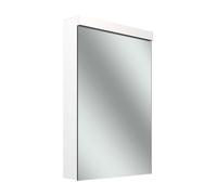 Schneider LOW plus LED armoire de toilette, 1 porte 50cm, butée changeable, 495x120x747mm, prise à droite, éclairage en haut, 172.052.02.0201, 172.052.02.0201, Versione: Standard UE/corpo bianco/3000K