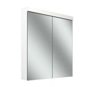 Schneider LOW plus LED armoire de toilette, 2 portes 35/35cm, 695x120x747mm, éclairage en haut, 172.070.02.02, 172.070.02.02, Versione: Standard UE/bianco corporeo/4000K