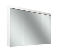 Schneider LOW plus LED armoire de toilette, 3 portes 30/60/30cm, 1195x120x747mm, éclairage en haut, 172.121.02.02, 172.121.02.02, Versione: Standard UE/bianco corporeo/4000K
