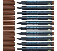 Schneider Maxx 130 Permanent Marker Pen 1 mm and 3 mm Cap-Off-Ink Refillable Pac