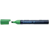 Schneider Maxx 233 - Pennarello permanente con punta a scalpello, colore: verde