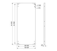 Schneider NSYMP128 Piastra int. lam. 1200x800