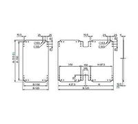 Schneider NSYPMB127 Piastra int. isol. 1250x750