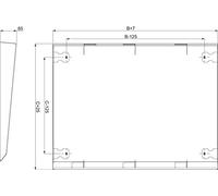 Schneider NSYSC1260 Tetto per armadio 1200x600