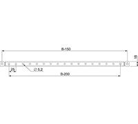 Schneider NSYSDCR10 2 traverse di rinforzo per Pta L1000