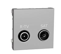 SCHNEIDER NU345530 Toma R-TV/Sat Serie Final Aluminio