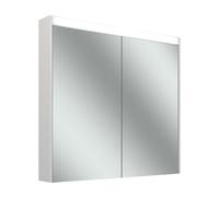 Schneider OBJECT Line Superior LED Armoire de toilette, 2 portes 45/45cm, 895x123x743mm, éclairage supérieur variable, 2 prises de courant, 205.090.02.02, 205.090.02.02, Versione: Standard UE/bianco c