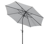 Schneider Ombrello da Sartoria Harlem 270 cm Ø Ombrellone Grigio Argento