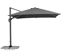Schneider - Ombrellone da Giardino RHODOS Twist 2024, ca. 300 x 300 cm, colore: Antracite
