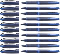 Schneider One Business non-retractable penne a sfera con inchiostro liquido, confezione da 10 blue