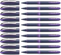 Schneider One Business non-retractable penne a sfera con inchiostro liquido, confezione da 10 violet