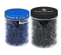 Schneider P006803 Flacone da 100 Cartucce & Inchiostro Cartuccia Contenitore 100-Pezzo Set, Nero