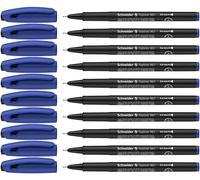 Schneider Topliner 967 Fineliner Pen - Blue (Pack of 10) 10er blue