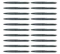 K20 ICY Transparent Black Ballpoint Pens by Schneider-2pk