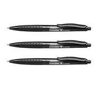 Schneider Pack of 3 Suprimo Ballpoint Pens, Medium, Black