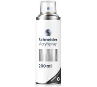 Schneider Paint-It 030 Supreme DIY Acrilico Vernice Spray 200 ml, Argento Metallizzato