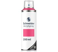 Schneider Paint-It 030 Supreme DIY Acrilico Vernice Spray 200 ml, Magenta Opaco