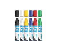 Schneider Paint-It 330 - Set di 6 pennarelli acrilici da 15 mm di larghezza del tratto, altamente coprenti, per quasi tutte le superfici, 6 pezzi