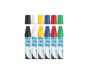 Schneider Paint-It 330 - Set di 6 pennarelli acrilici da 15 mm di larghezza del tratto, altamente coprenti, per quasi tutte le superfici, 6 pezzi