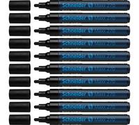 Schneider Paint-Marker 270 Round Tip 1-3 mm Removable Tip 10 Pack Black
