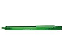 Schneider Penna a sfera Fave, meccanismo a pressione, M, verde, colore fusto: verde trasparente
