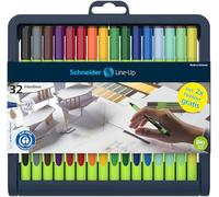Schneider writing instruments Fineliner Line-Up, 0.4 mm 32er Pack