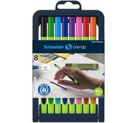 Schneider - Penna fineliner Line Up, 0,4 mm, 8er penne box assortiti