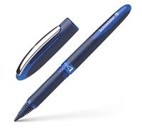 Schneider Penna Roller One Business (documento Royal con laccio elasticizzato e ultra liscio, prodotta in Germania) 1er blister, blu, 0,6 mm