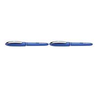 Schneider - Penna roller One Hybrid C 05, Hybrid - Punta conica, 0,5 mm, blu (Confezione da 2)