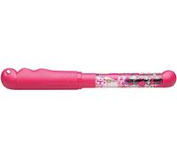 Schneider - Penna stilografica Base Kid, principianti pennino, colore: rosa/trasparente con motivo principessa
