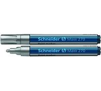 Schneider Confezione da 5 pennarelli pittura Maxx 270 PTE OGIVE 2 - 3 mm Argento