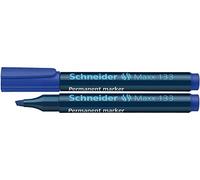 Schneider Pennarello Indelebile Maxx 133, ricaricabile, 1+4 mm Blau